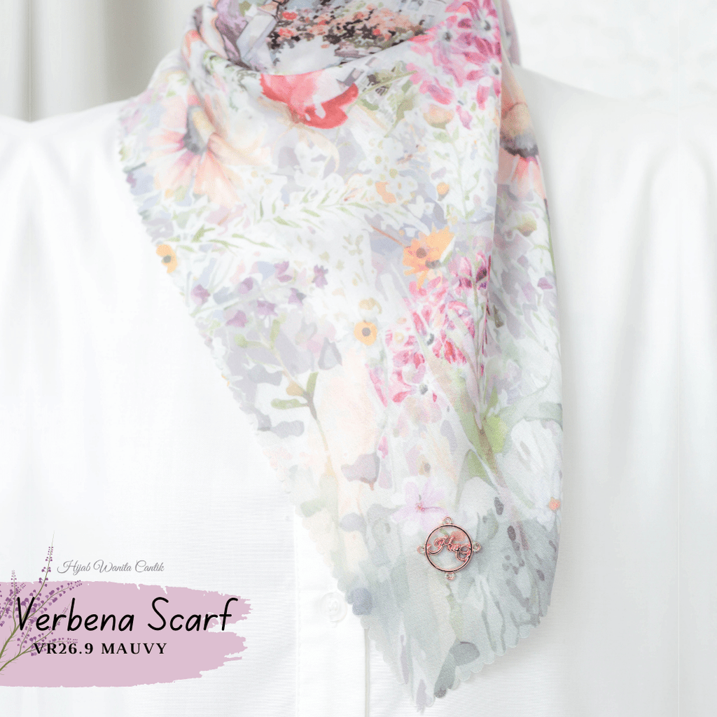 Verbena Scarf - Mauvy