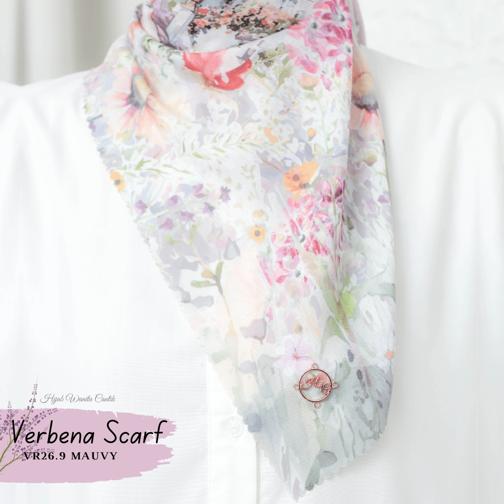 Verbena Scarf - Mauvy