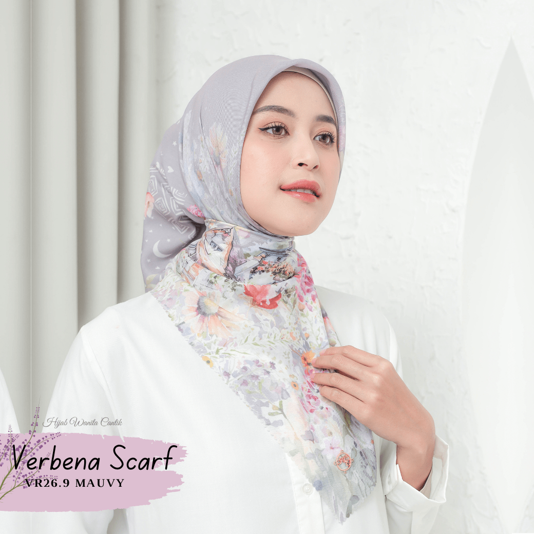 Verbena Scarf - Mauvy