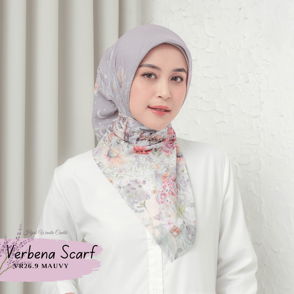 Verbena Scarf - Mauvy