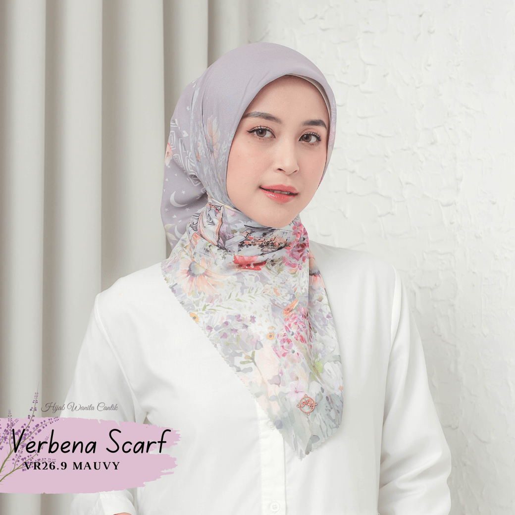 Verbena Scarf - Mauvy