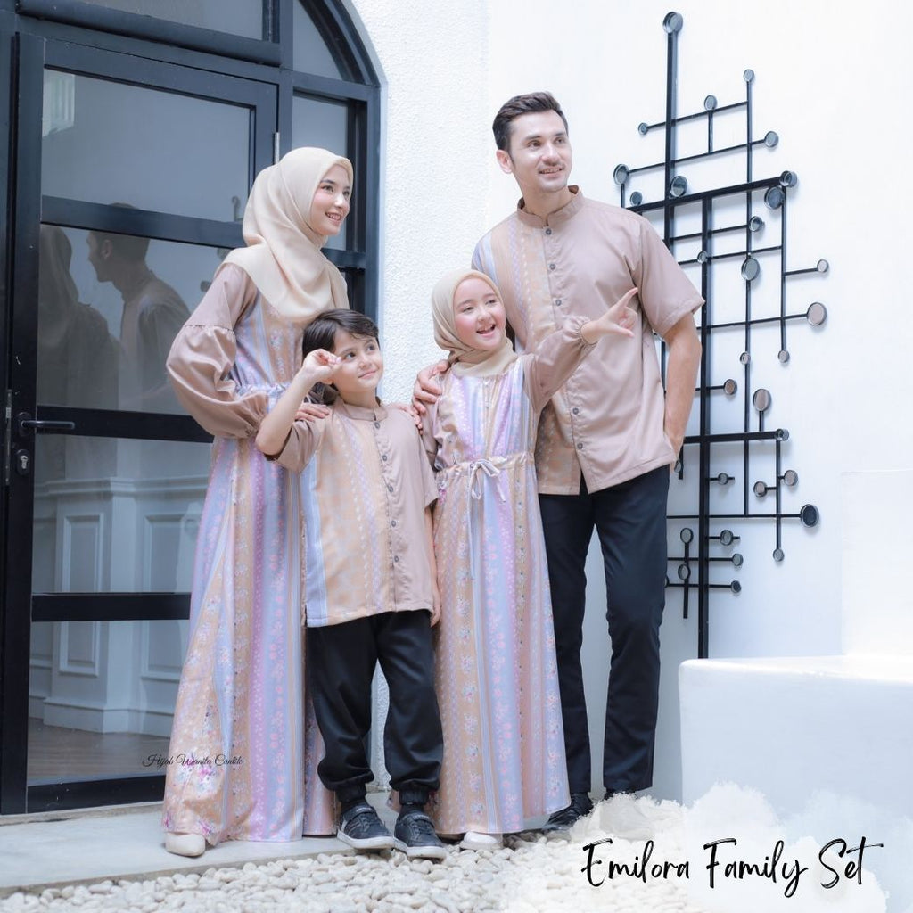 [ READY STOCK ] CLEARANCE SALE Emilora Dress - EDR3.1 Caramel - Hijab Wanita Cantik