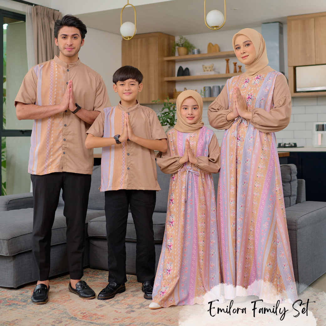 [ READY STOCK ] CLEARANCE SALE Emilora Dress - EDR3.1 Caramel - Hijab Wanita Cantik