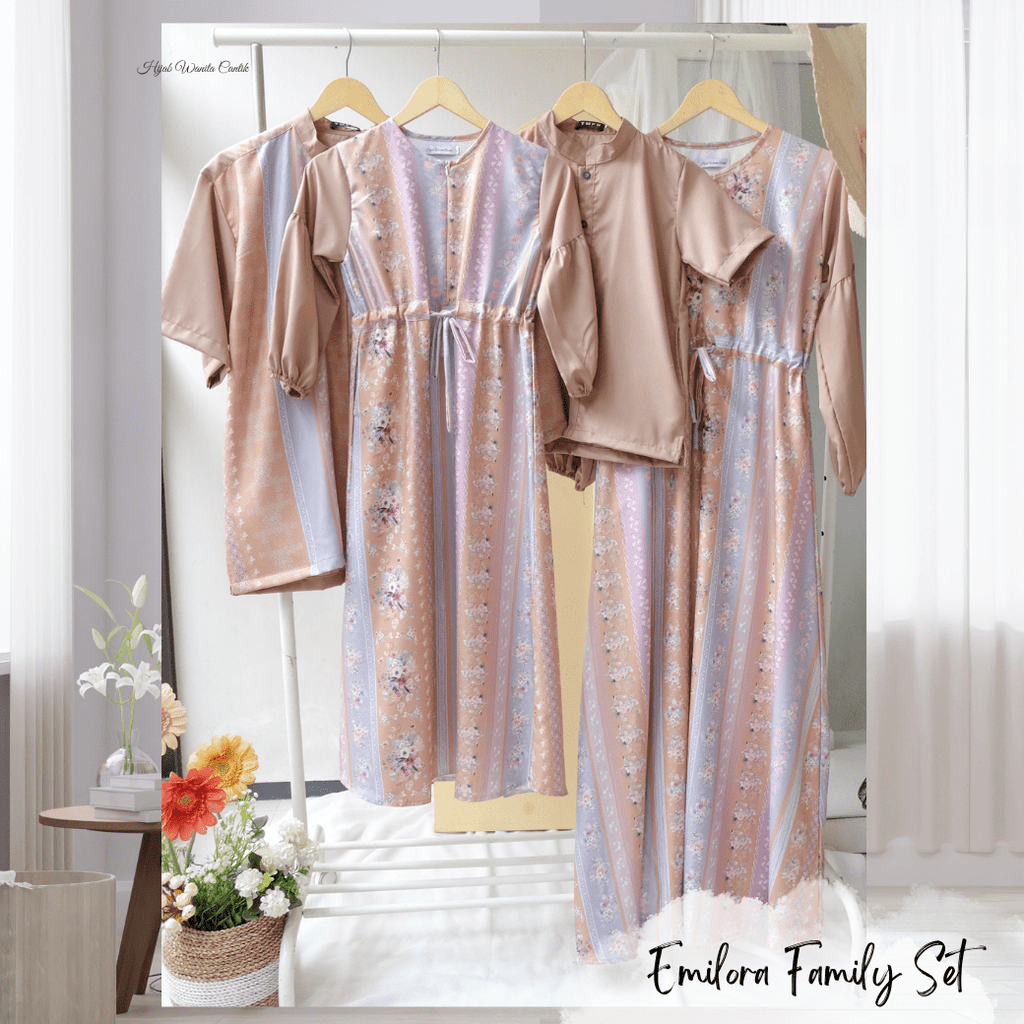 [ READY STOCK ] CLEARANCE SALE Emilora Dress - EDR3.1 Caramel - Hijab Wanita Cantik