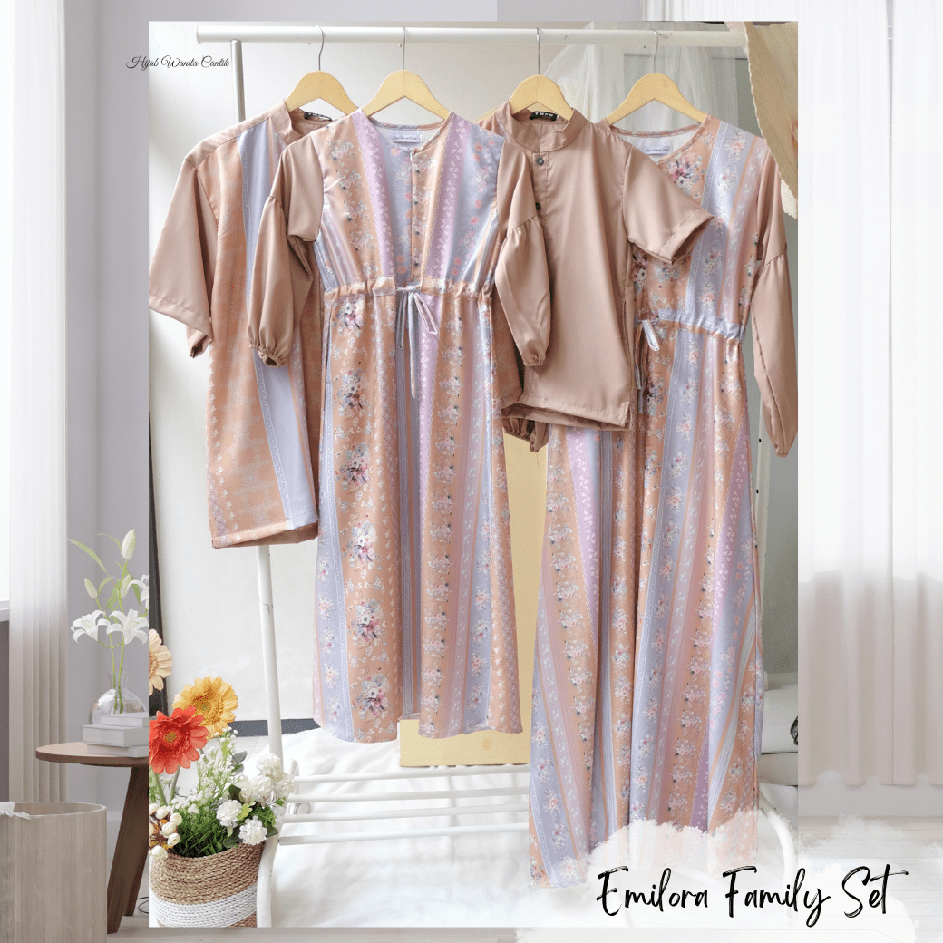 [ READY STOCK ] CLEARANCE SALE Emilora Dress - EDR3.1 Caramel - Hijab Wanita Cantik