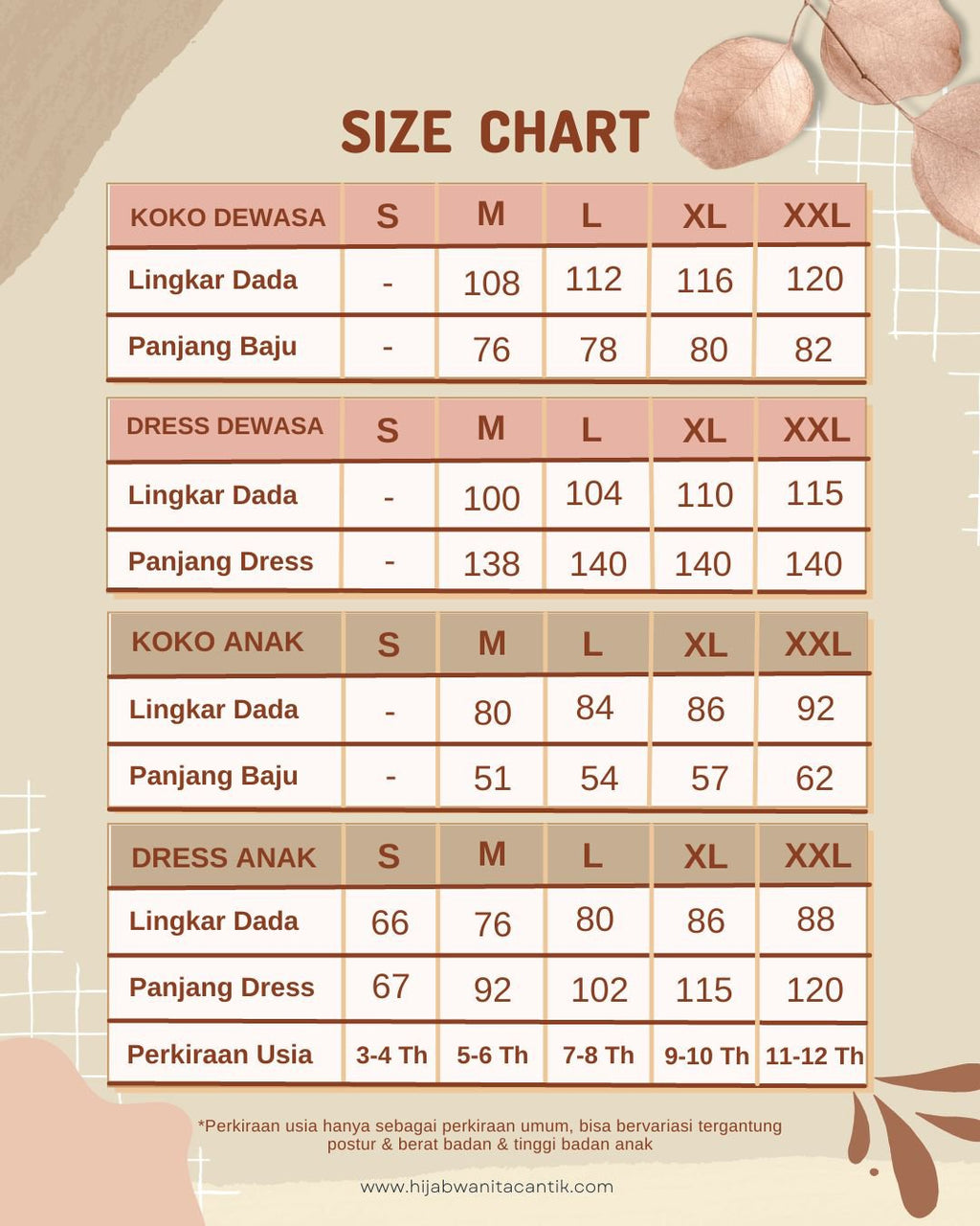 [ READY STOCK ] CLEARANCE SALE Emilora Dress - EDR3.1 Caramel - Hijab Wanita Cantik
